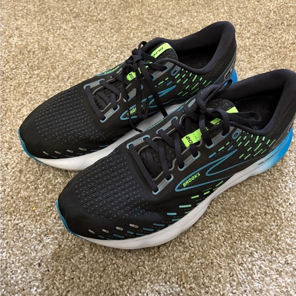 Brooks Black and Blue Men's Running Shoe - Picture 4 of 6